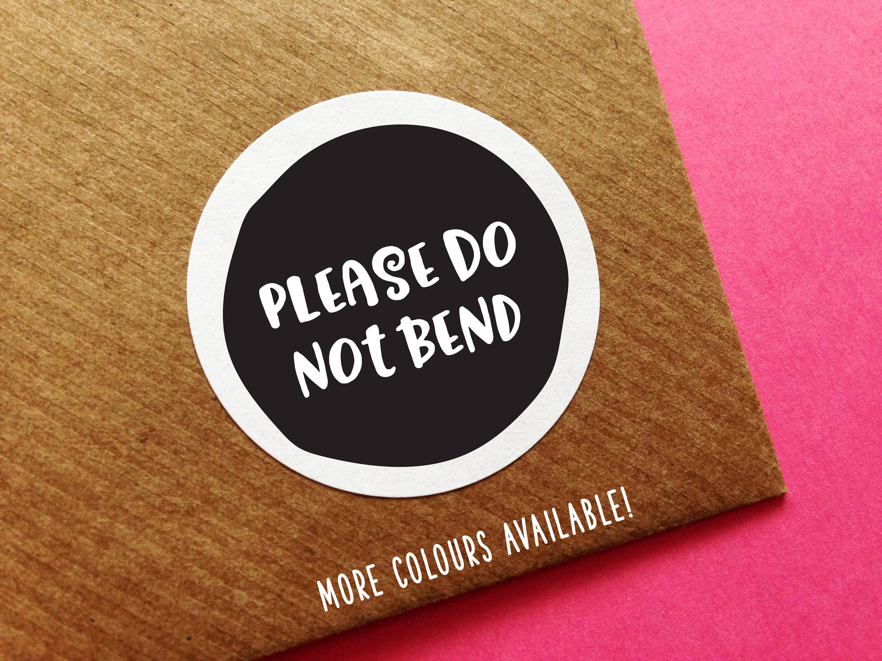 Do Not Bend Labels Please Do Not Bend Label Fragile