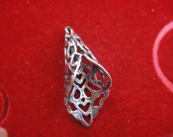 925 sterling silver large bead cap, silver bead cap, large bead cap
