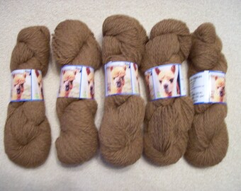 Alpaca Yarn - Toffee and Hadassa (2 ply worsted weight)
