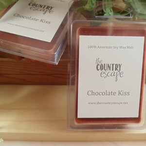 Chocolate Kiss Scented 100% Soy Wax Melt - Maximum Scented