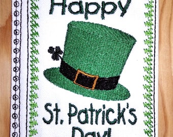 Embroidery Greeting Cards by DiElobi – St. Patrick’s Day #3
