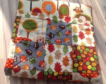 Owl always love you" baby quilt