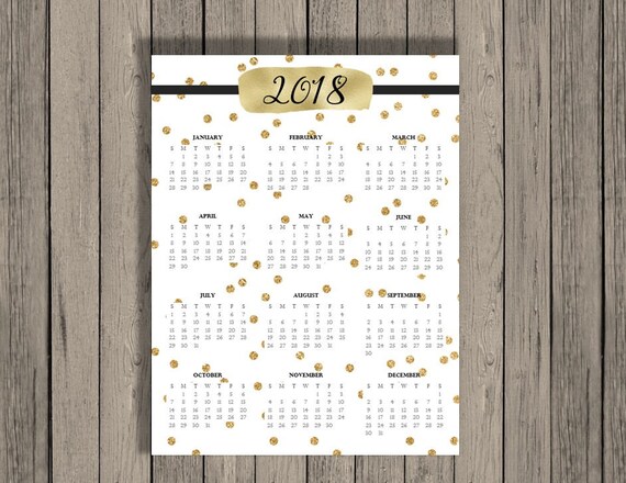 yearly calendar to print