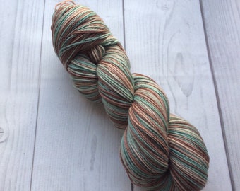 SALE Crazy sock yarn - merino 80%, handdyed yarn 100g
