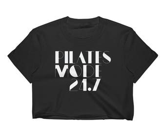 Pilates Mode 24/7 Crop Top | WHITE