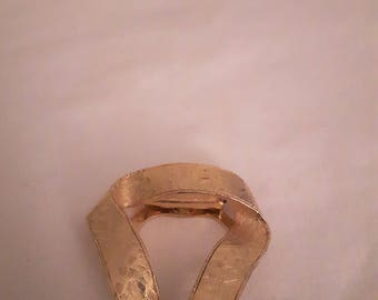 Vintage LIEBA USA Scarf/Sweater Clip/Brooch - Gold Tones - 1960s - Wedding/Anniversary/Birthday/Mother's Day