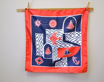 1980s Nautical Scarf