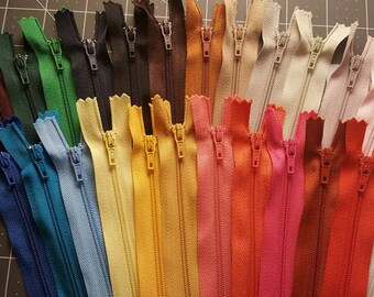 7IN NYLON ZIPPERS