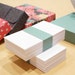 blank business cards - FREE SHIPPING escort cards wedding place cards name tags 100lb white bristol paper artist drawing stamping supplies