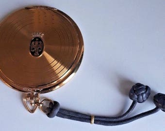 Vintage Coty Pocket Watch Style Powder Compact