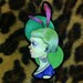 Bunny Girl Art Sticker