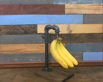Industrial Banana Hanger, Banana Holder, Banana Rack, Fruit Holder, Industrial Decor, Kitchen Storage, Steampunk, Fruit Storage