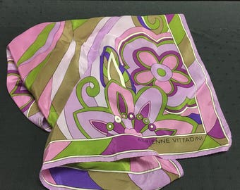 Gorgeous 1960s Adrienne Vittadini Scarf