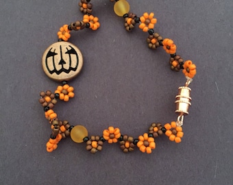 Pumpkin Halloween Bracelet