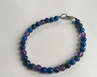 Blue and Purple Bracelet