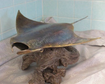 MANTA RAY metal Art sculpture
