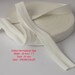 25mm color cotton herringbone craft tape sewing apron trim bunting Bias Upholstery Trimming ties strap - CREAM COLOR