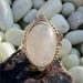 Rainbow Moonstone Gemstone 925 Solid Sterling Silver Overlay / Silver Plated Ring Size 9 Jewelry RR-4