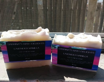 Lavender Vanilla Cold Process Soap