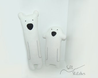 Plush Bears soft toy stuffed bear stuffed animal baby toy a set of 2 softies