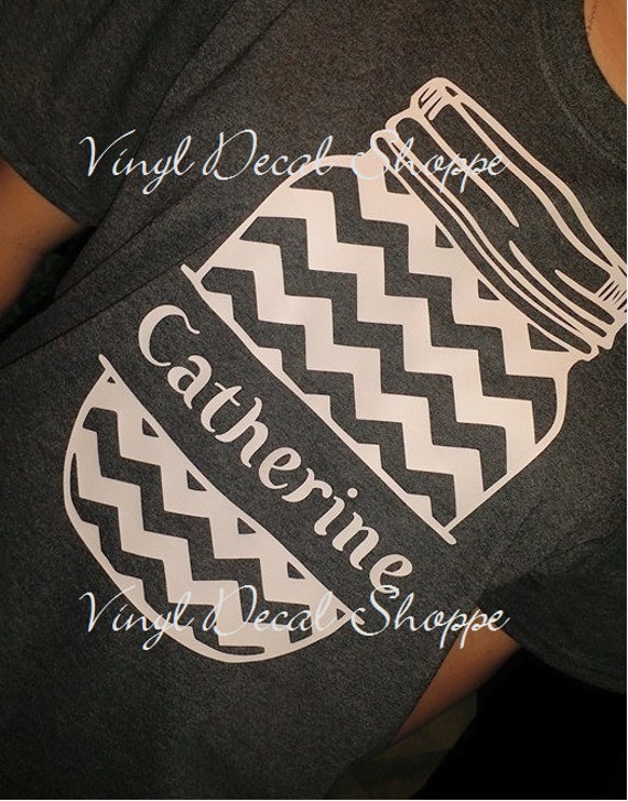 mason jar label shirts