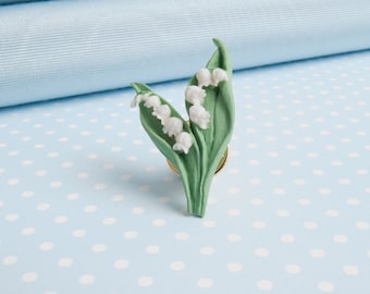 Lily of the Valley lapel pin