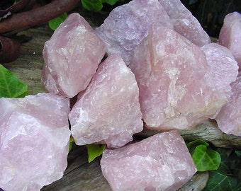 Natural Raw Rose Quartz piece Love Stone, Specimen, Lapidary, Collectible 15FR83 H