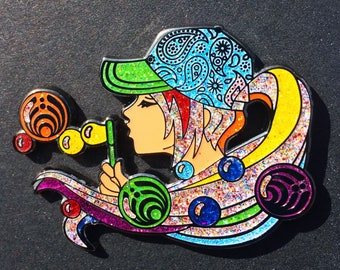 BassBubbles, Bassnectar, hat pin