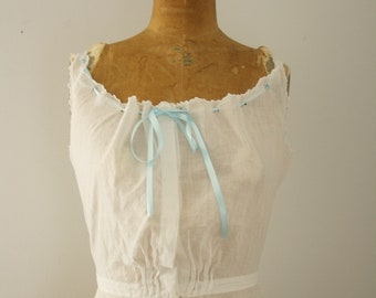 1900s corset cover | vintage edwardian lingerie