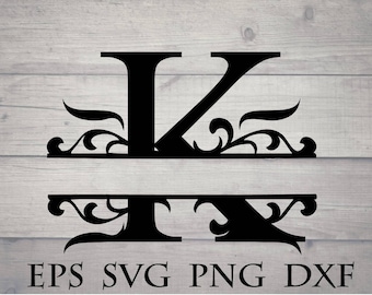 Download K monogram | Etsy