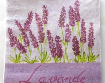 Lavender flowers No. 10 napkins 3400