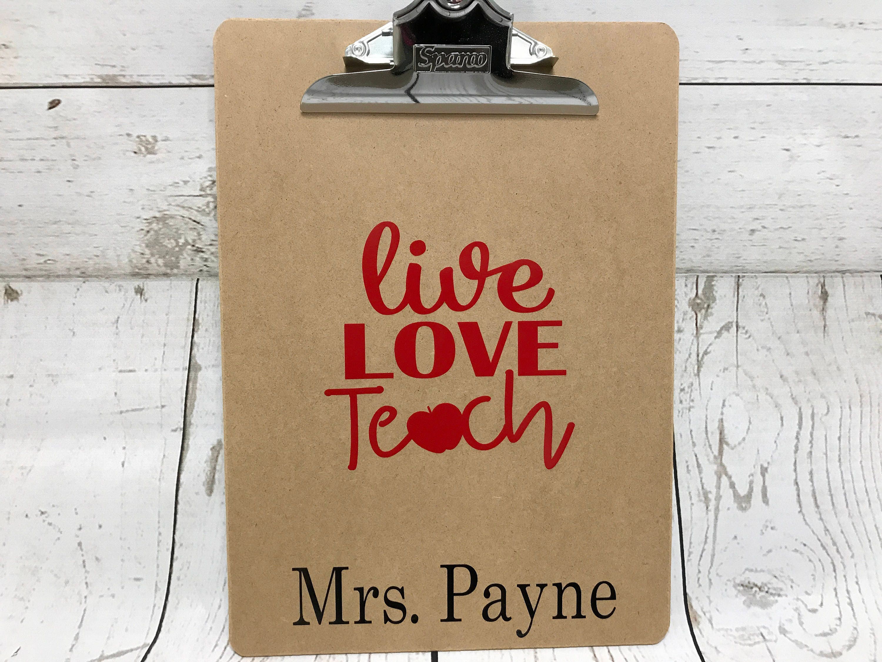 Personalized Clipboards Teacher Gift Coaches Gift Therapist