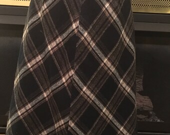 Vintage 80's plaid skirt by City Life Petites Midi style
