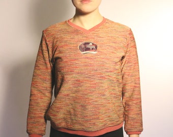 Space-Dyed Moose-Embroidered Sweatshirt