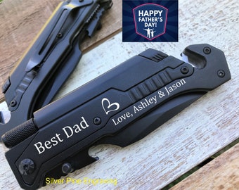 Fathers Day Gift from Daughter, Best Fathers Day Gift, Personalized Tactical Knife, Gifts For Dad, Mens Gifts, Personalized Knife