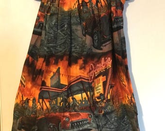 Zombie Drive-In Retro Sundress (Multiple Sizes Available)