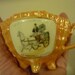 Vintage Victoria Czecho-Slovakia lustre/pearlescent shell bone china cup. C