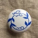 Glass knob or pull for furniture
