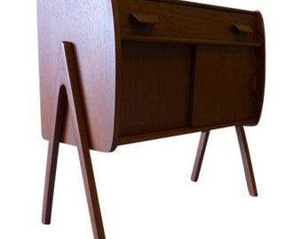 Mid Century Modern TEAK CABINET entryway table