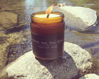 Vanilla Bean Beeswax Candle