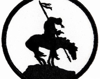 END of the TRAIL iron-on PATCH symbol Native American iconic symbol embroidered