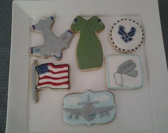 Appreciation Cookies to honor our Air Force Soldiers