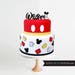 Mickey Mouse Cake Topper, First Birthday, Mickey Ears, Mickey Mouse, Personalized, Custom, Acrylic
