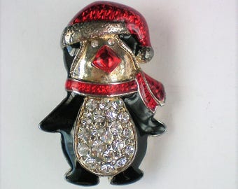 Penguin Pin for Christmas / Hanukkah Holidays - 5706