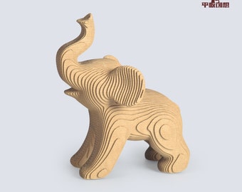 Cute Elephant - DIY Cardboard Craft