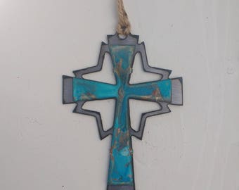 Patina Mid-Century Cross Ornament