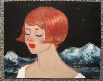 Original Oil Painting "Starred" by Amy Abshier Reyes