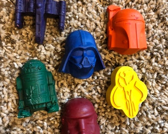 Star Wars 6pc Crayon Set w/ Drawstring Bag