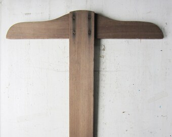 Vintage T-Square - Large Wooden T-Square - Drafting Tool - Vintage Office Decor - Large Scale Wall Decor 44" long