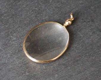 Victorian 9K Gold Double Sided Locket